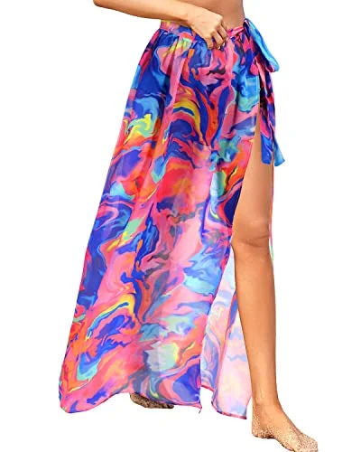 Long Sarong Beach Cover Up Bathing Suits