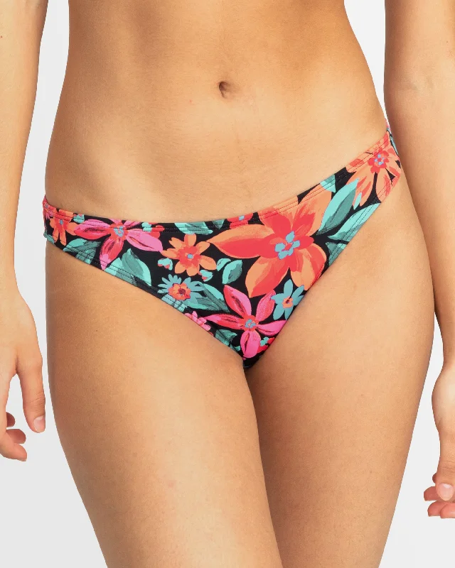 Womens Printed Beach Classics Moderate Bikini Bottom