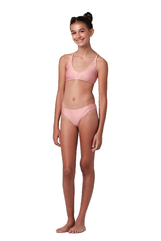 Stitched - Rose Glitter Bikini Set